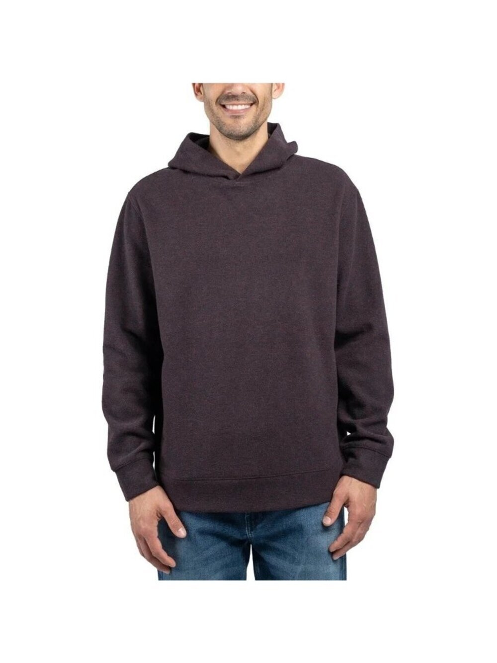 NWT Jachs New York Wool Blend Mens XL Burgundy Hoodie Sweatshirt